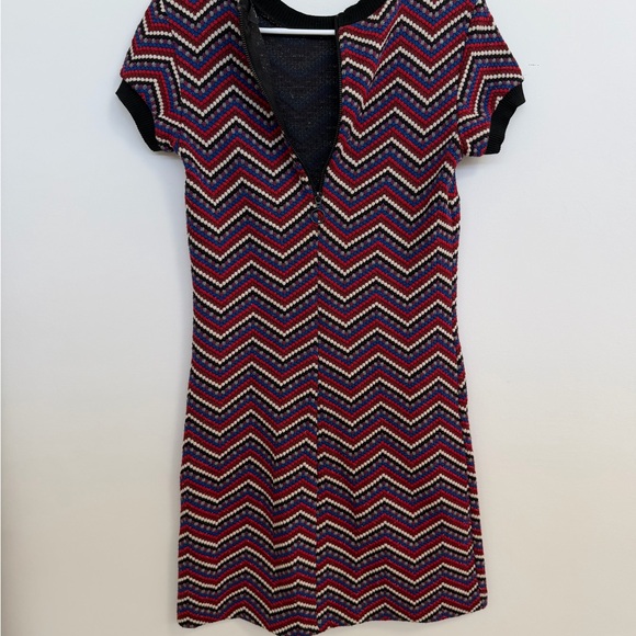 Zara Chevron Patterned Knit Dress - Picture 11 of 15